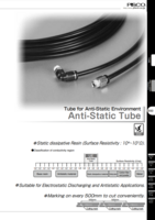 PISCO ANTI-STATIC CATALOG ANTI-STATIC TUBE: TUBE FOR ANTI-STATIC ENVIRONMENTS